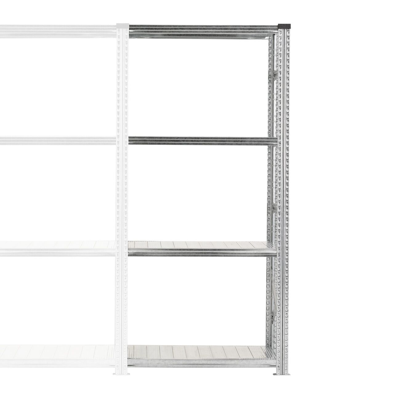 01-01005-Supershelf-2000-x-900-x-320-4-Shelves-Add-On.jpg S123 Add-on 78"H x 36"W x 20"D 4 Levels - Image 1