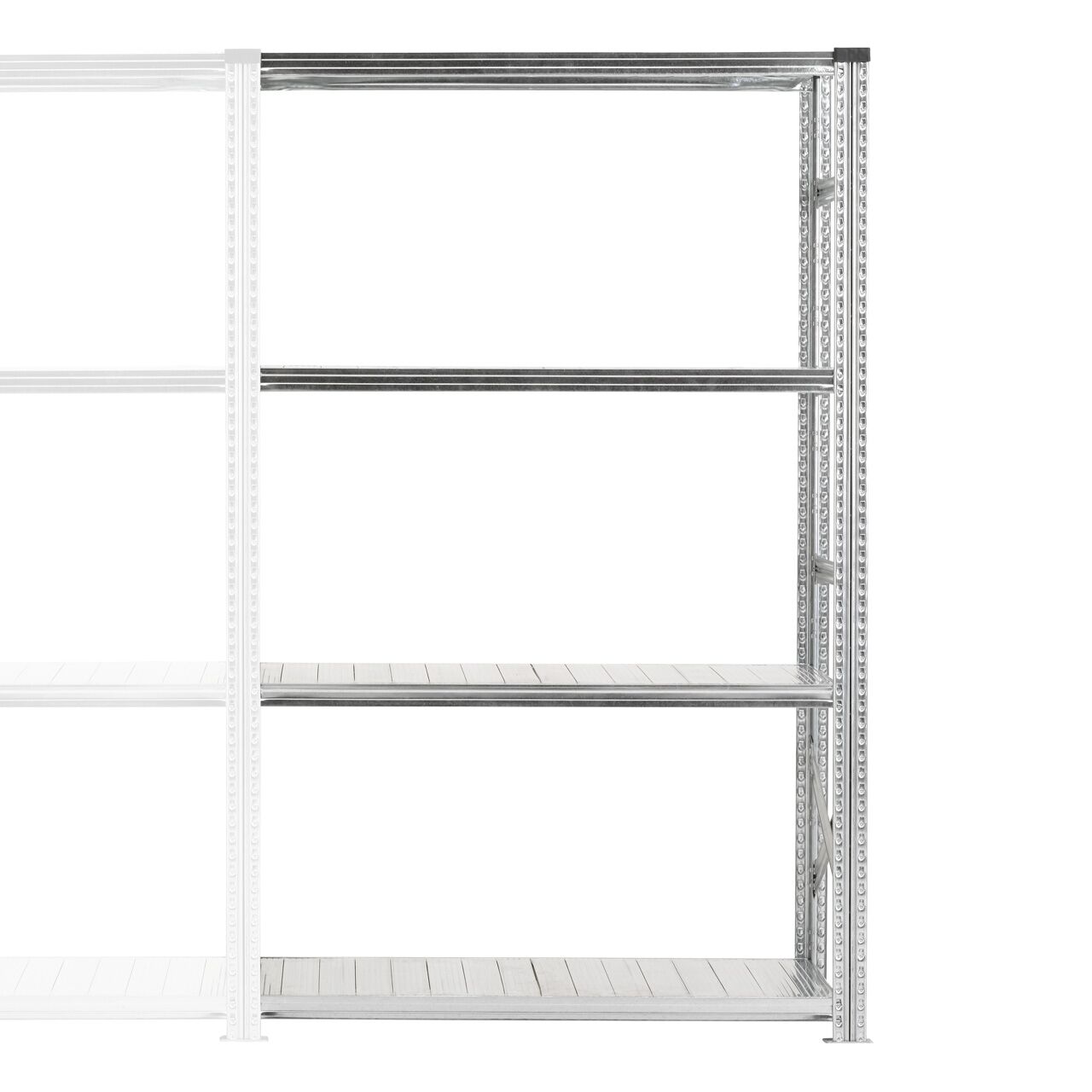 01-01110-Supershelf-2000-x-1200-x-320-4-Shelves-Add-On.jpg S123 Add-on 78"H x 42"W x 13"D 4 Levels - Image 1