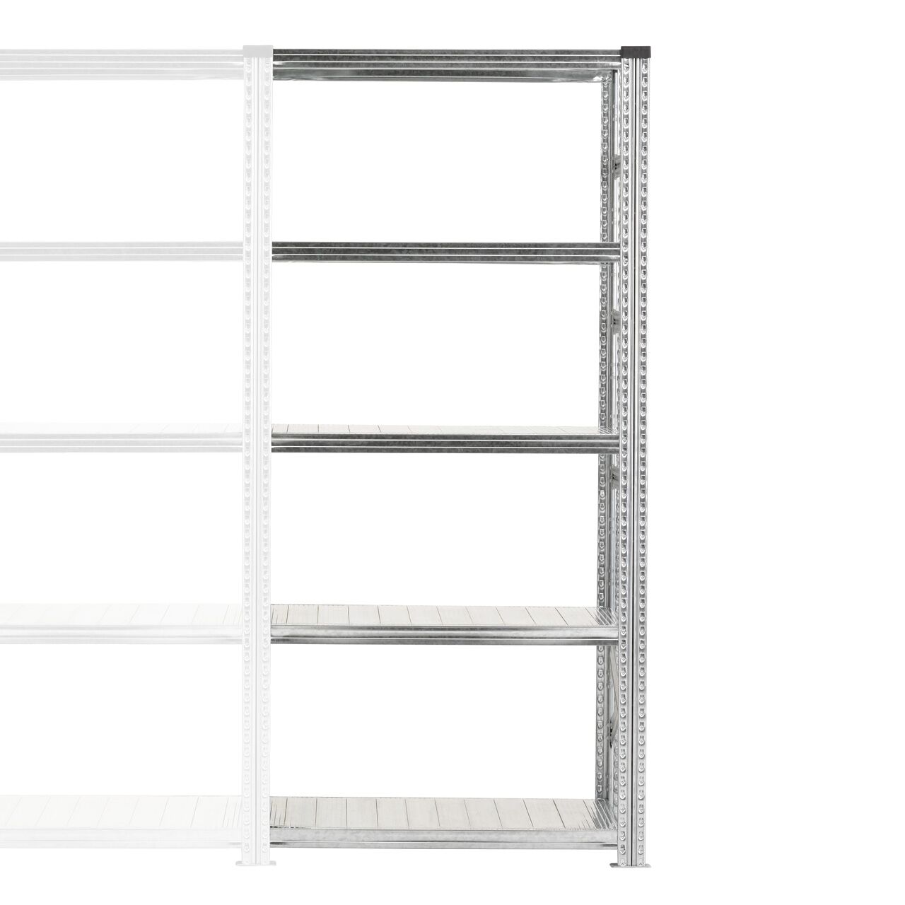 01-01015-Supershelf-2000-x-900-x-320-5-Shelves-Add-On.jpg S123 Add-on 78"H x 36"W x 16"D 5 Levels - Image 1