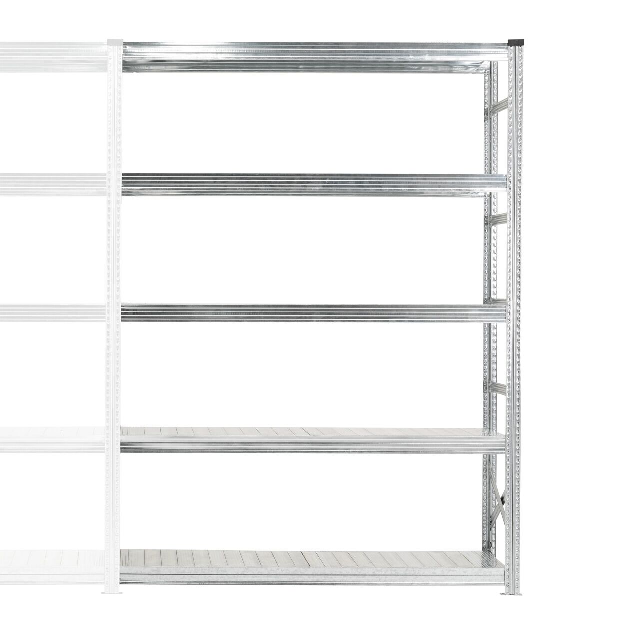 01-01315-Supershelf-2500-x-1800-x-320-5-Shelves-Add-On.jpg S123 Add-on 98"H x 72"W x 32"D 5 Levels - Image 1
