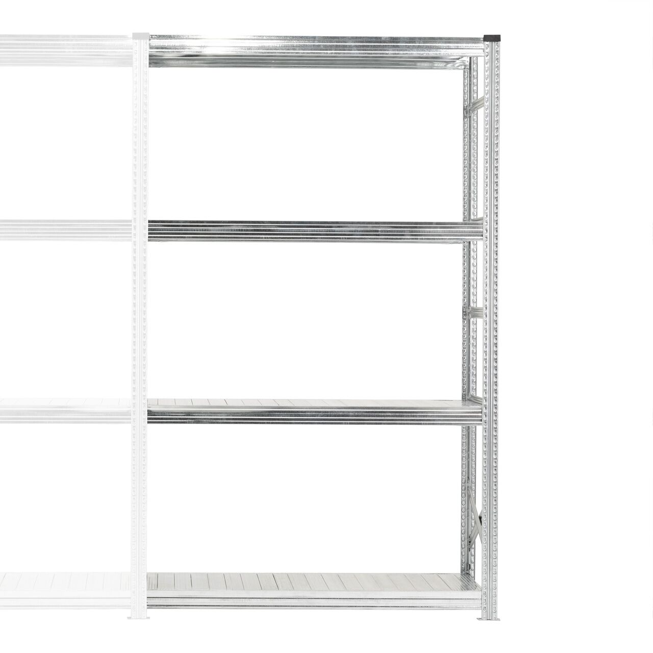 01-01250-Supershelf-2500-x-1500-x-320-4-Shelves-Add-On.jpg S123 Add-on 98"H x 60"W x 13"D 4 Levels - Image 1